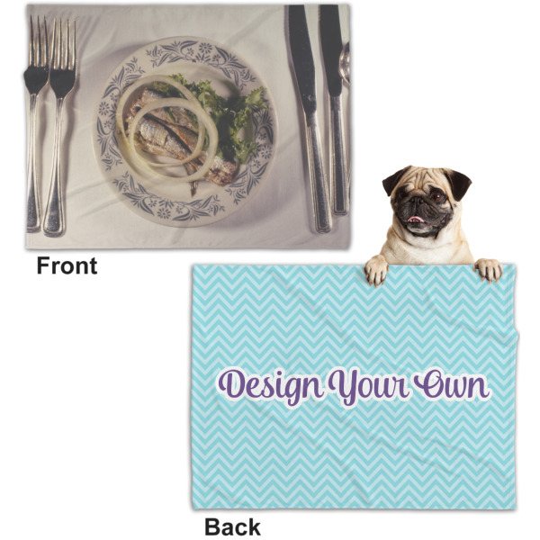 Custom Design - Microfleece Dog Blanket - Regular - Front & Back