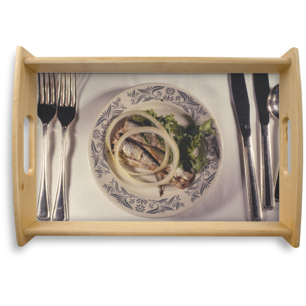 Custom Design Your Own Natural Wooden Tray - Small