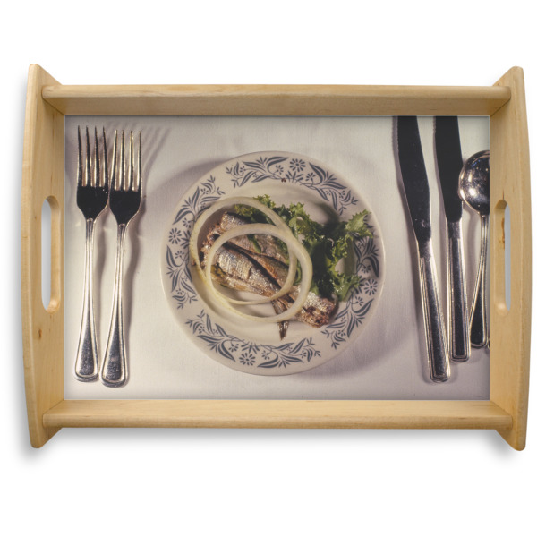 Custom Design Your Own Natural Wooden Tray - Large