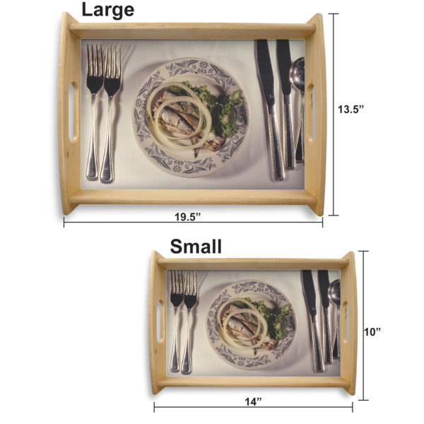 Custom Design - Serving Tray Wood Sizes
