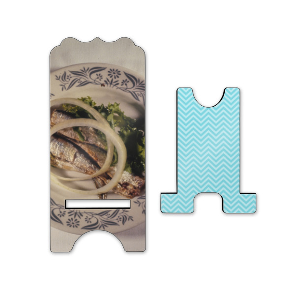 Custom Design - Stylized Phone Stand - Front & Back - Small