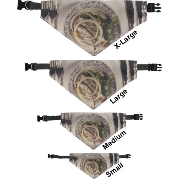 Custom Design - Pet Bandana Sizes