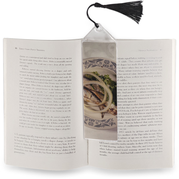 Custom Design - Bookmark w/ Tassel - In Book