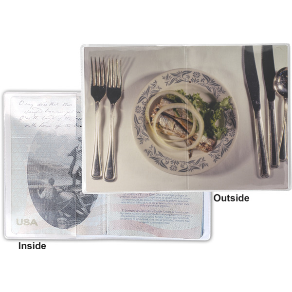 Custom Design - Vinyl Passport Holder - Flat Front and Back