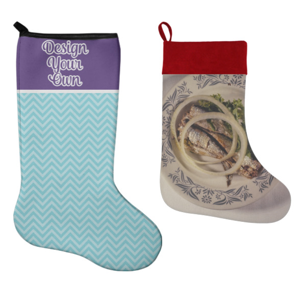 Custom Design - Stockings - Side by Side compare