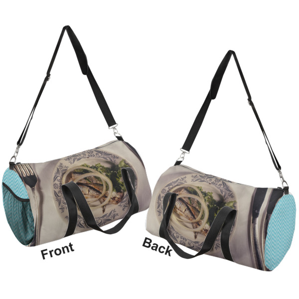 Custom Design - Duffle bag small front and back sides