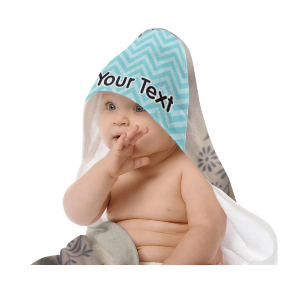 Custom Design - Baby Hooded Towel on Child