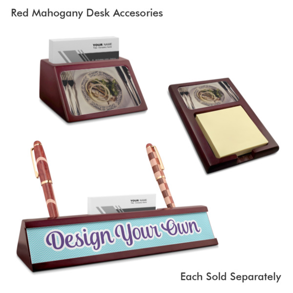 Custom Design - Mahogany Desk Accessories