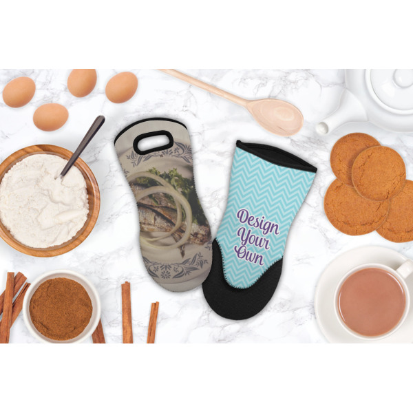 Custom Design - Neoprene Oven Mitt - Lifestyle Image