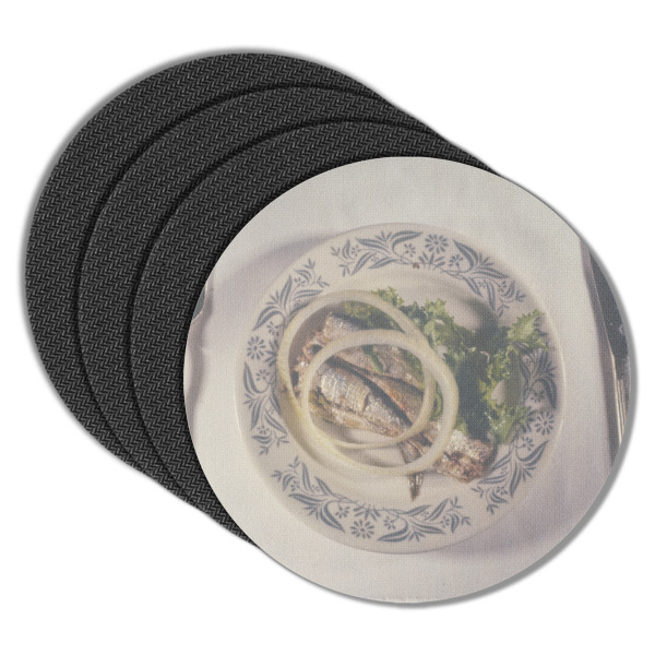 Custom Design - Round Coaster Rubber Back - Main