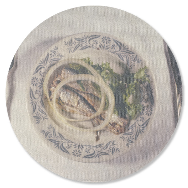 Custom Design - Round Coaster Rubber Back - Single