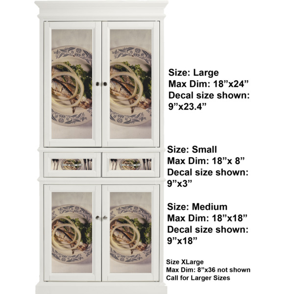 Custom Design - Full Cabinet (Show Sizes)