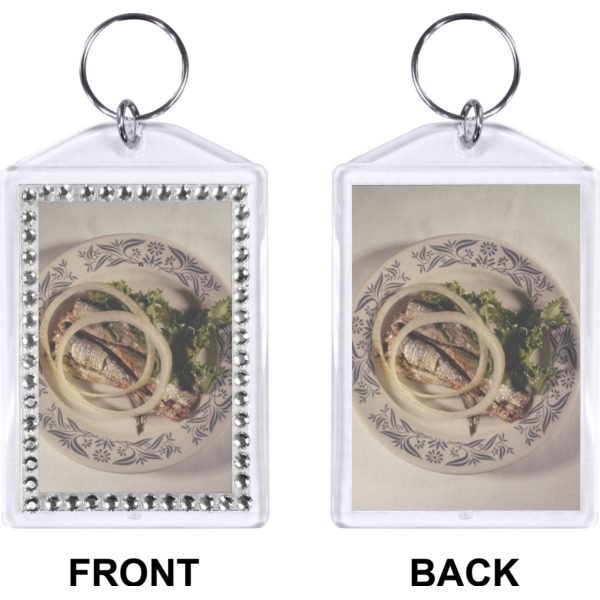 Custom Design - Bling Keychain (Front + Back)