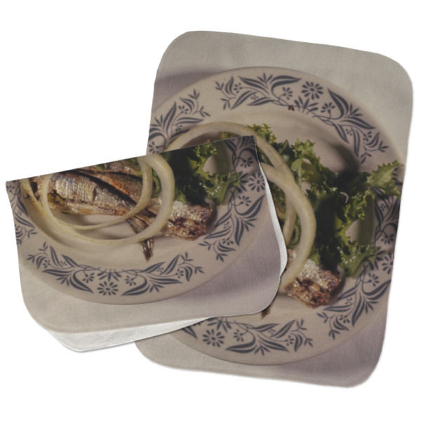 Custom Design - Two Rectangle Burp Cloths - Open & Folded