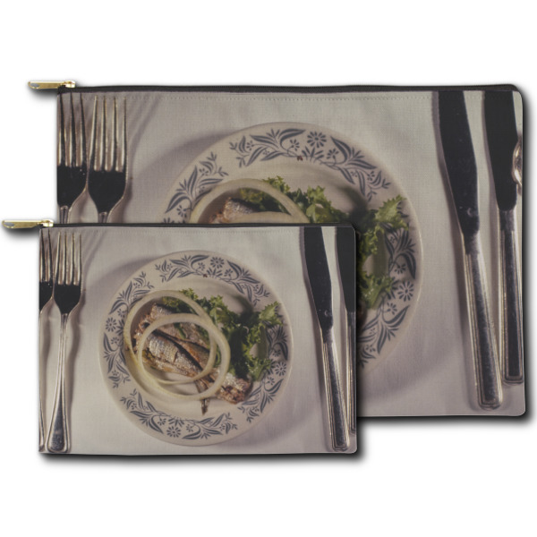 Custom Design - Zippered Pouches - Size Comparison