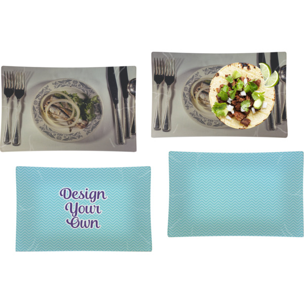 Custom Design - Set of Rectangular Dinner Plates