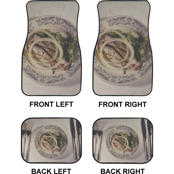 Custom Design - Car Floor Mats Set (2F + 2B)