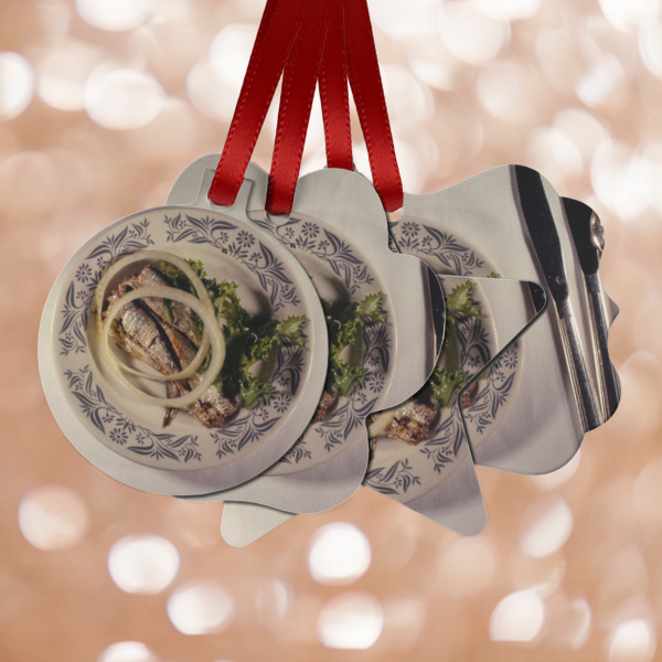 Custom Design Your Own Metal Ornaments - Double-Sided