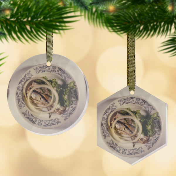 Custom Design Your Own Flat Glass Ornament