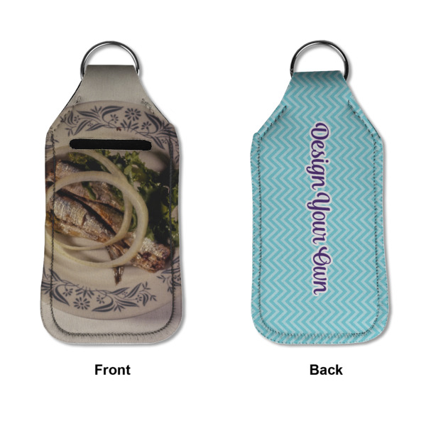 Custom Design - Sanitizer Holder Keychain - Large APPROVAL (Flat)
