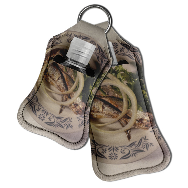 Custom Design - Sanitizer Holder Keychain - Both in Case (PARENT)