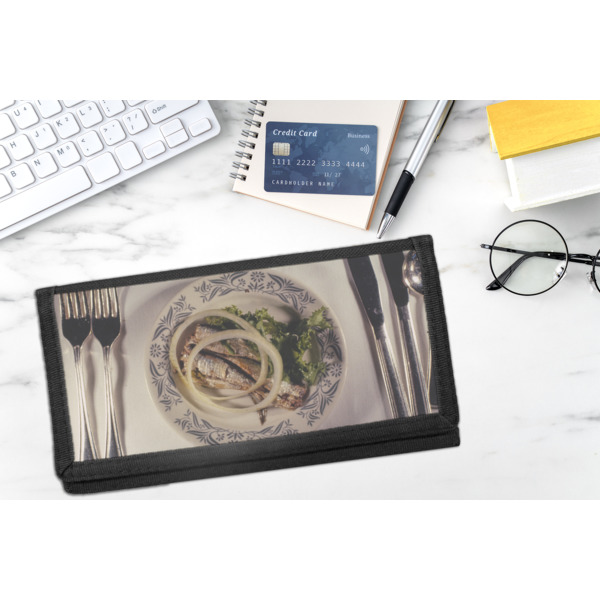 Custom Design - DyeTrans Checkbook Cover - LIFESTYLE