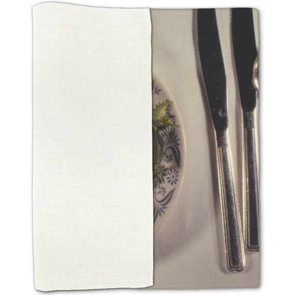 Custom Design - Linen Placemat - Folded Half