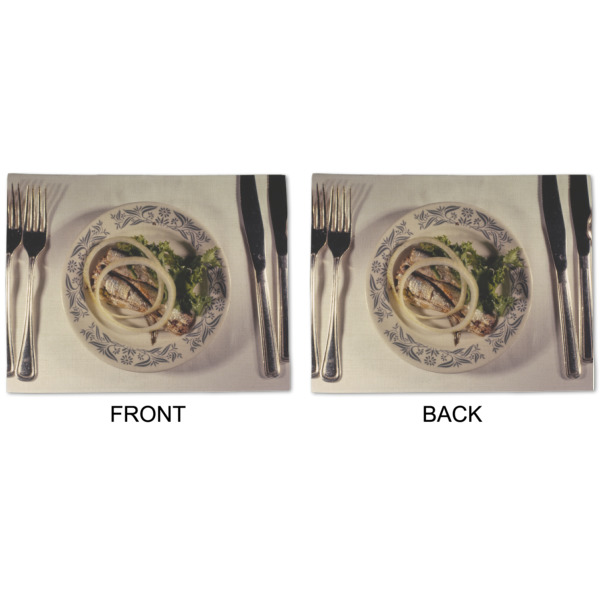 Custom Design - Linen Placemat - APPROVAL (double sided)