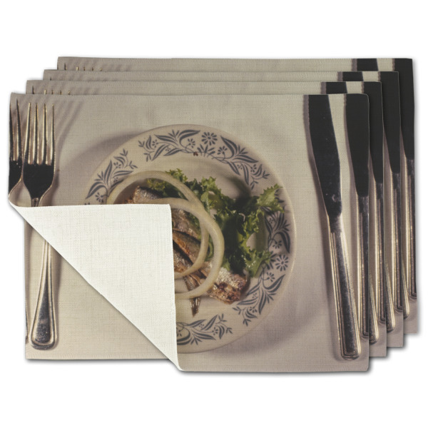 Custom Design Your Own Single-Sided Linen Placemat - Set of 4