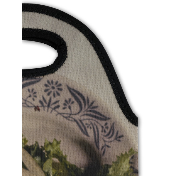 Custom Design - Double Wine Tote - Top Closeup