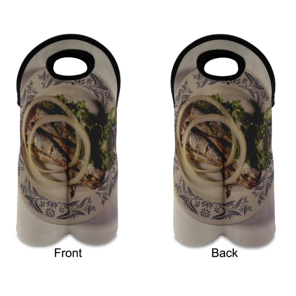 Custom Design - Double Wine Tote - Front & Back
