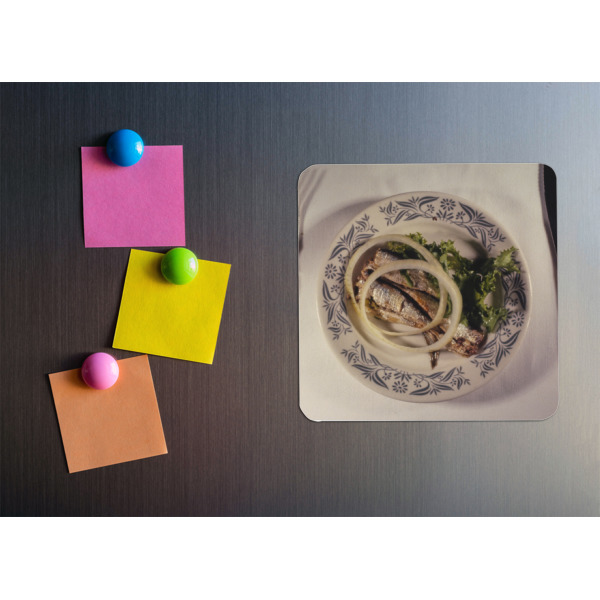 Custom Design - Square Fridge Magnet - LIFESTYLE