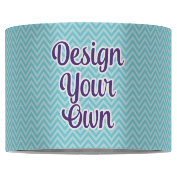 Custom Design - 16" Drum Lampshade - Front (Fabric)