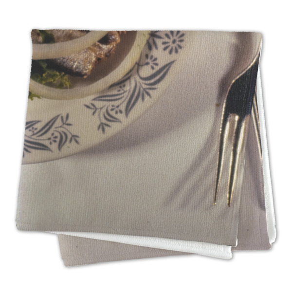 Custom Design - Microfiber Dish Rag - FOLDED (square)