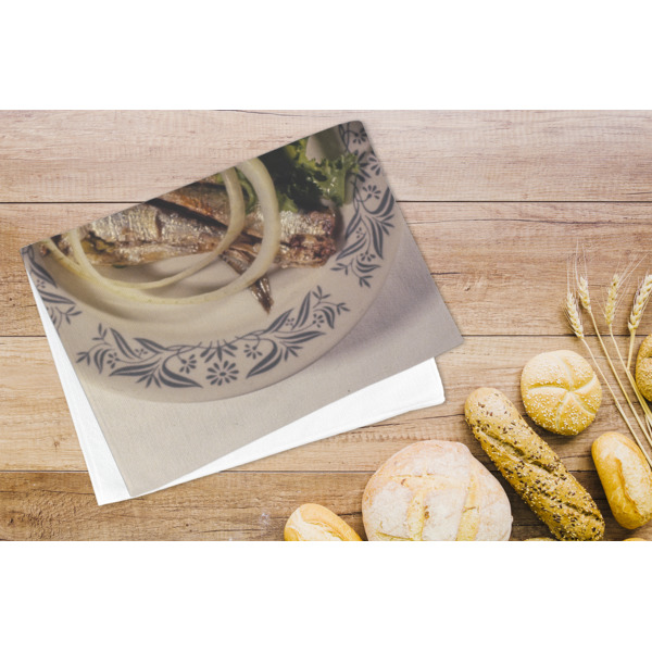 Custom Design - Microfiber Kitchen Towel - LIFESTYLE