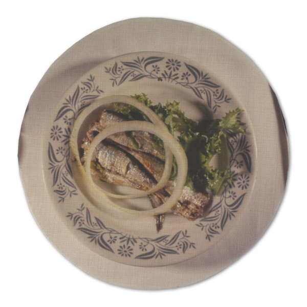 Custom Design - Round Linen Placemats - FRONT (Double Sided)