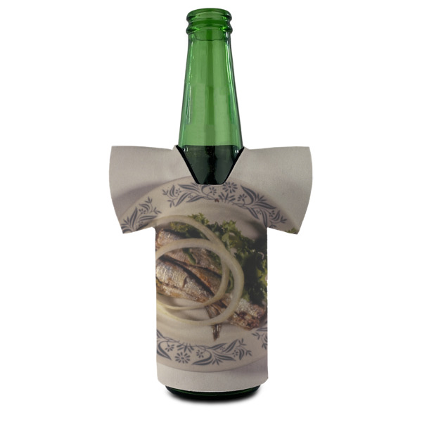 Custom Design - Jersey Bottle Cooler - FRONT (on bottle)