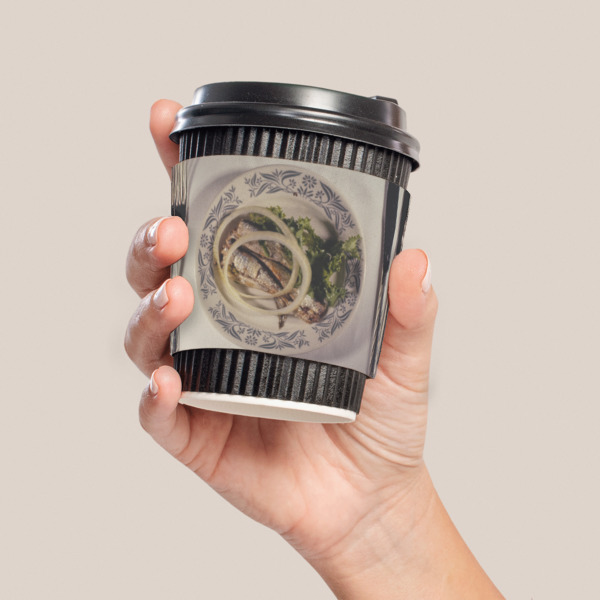 Custom Design - Coffee Cup Sleeve - LIFESTYLE