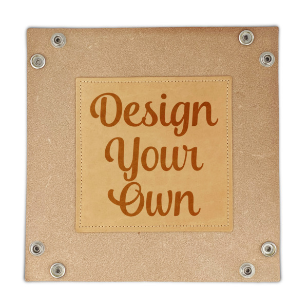 Custom Design - Genuine Leather Valet Trays - FRONT (flat)