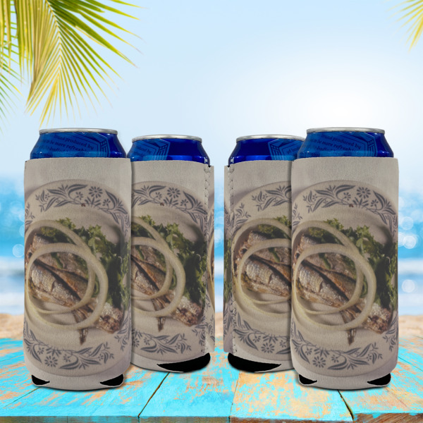 Custom Design - Can Cooler - 16oz - Set of 4 - In Context