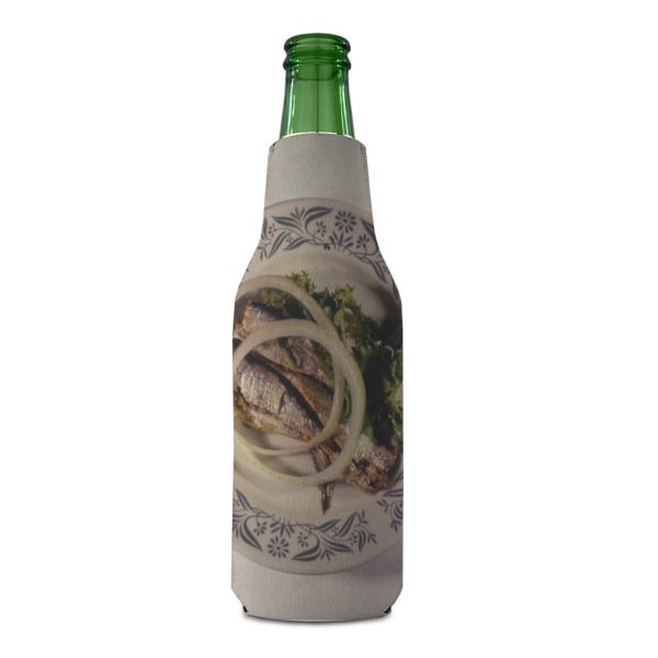 Custom Design - Zipper Bottle Cooler - FRONT (bottle)