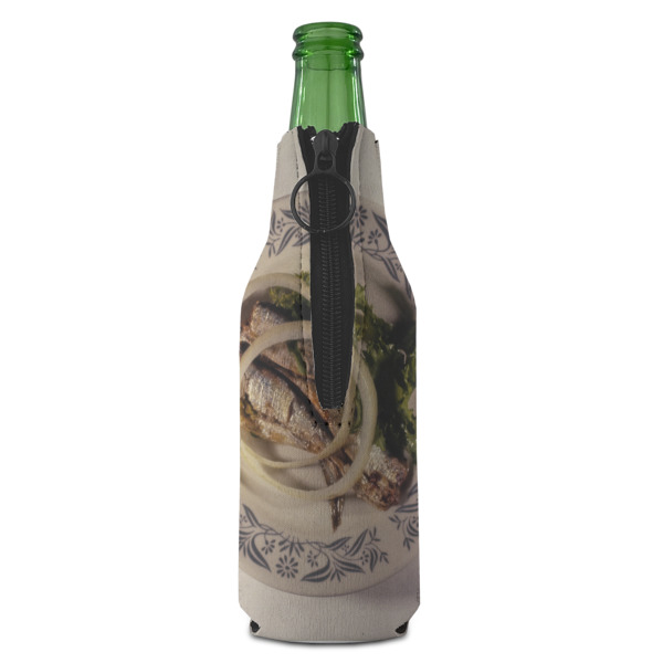 Custom Design - Zipper Bottle Cooler - BACK (bottle)