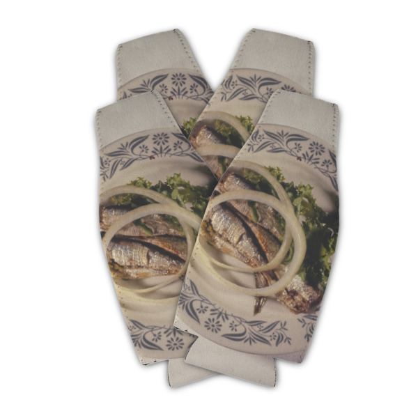 Custom Design - Zipper Bottle Cooler - Set of 4 - Main