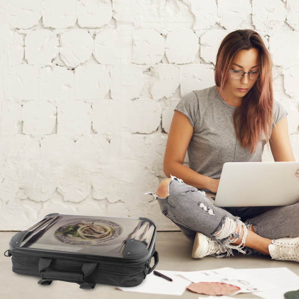 Custom Design - 18" Laptop Briefcase - LIFESTYLE