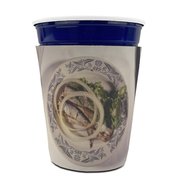 Custom Design - Party Cup Sleeves - without bottom - Front (On Cup)