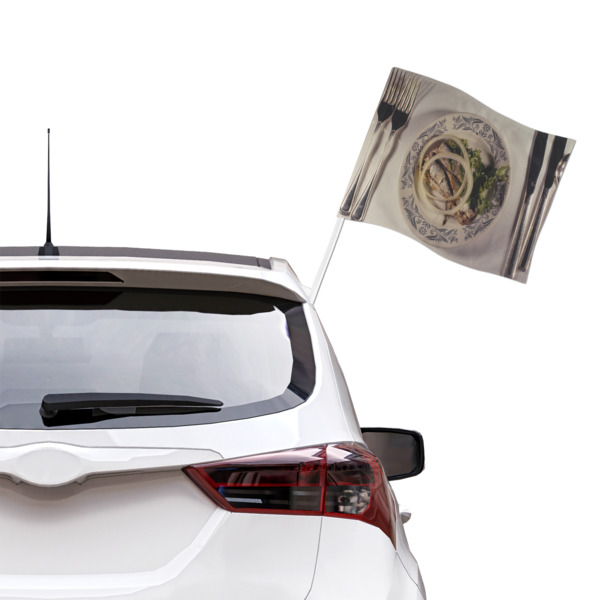 Custom Design - Car Flag - Large - LIFESTYLE