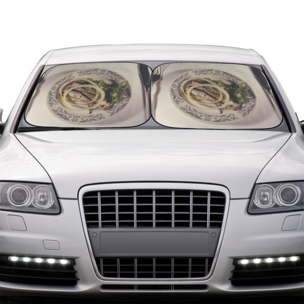 Custom Design - Car Sun Shades - IN CONTEXT