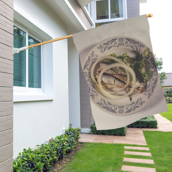 Custom Design - House Flags - Double Sided - LIFESTYLE