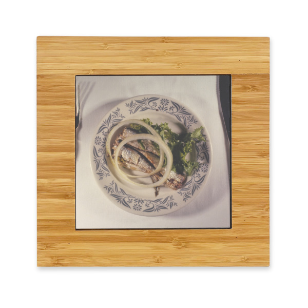 Custom Design Your Own Bamboo Trivet with Ceramic Tile Insert