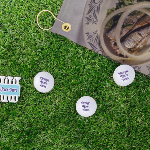 Custom Design - Golf Balls - Generic - Set of 3 - LIFESTYLE